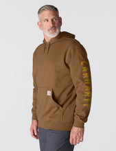 Carhartt Men's Rain Defender Loose Fit Midweight Logo Graphic Sweatshirt