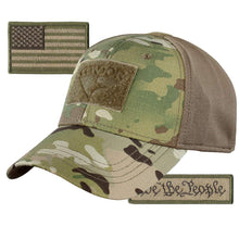 We The People & USA Tactical Patch with Condor Operator Cap - Tan Mesh