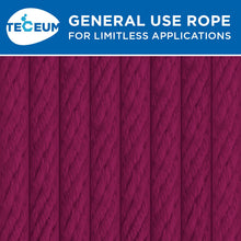 TECEUM 500lb Cotton Rope 3/16” (5 mm) – 50 FT | 100 FT– Strong All-Purpose Braided Rope – Natural Cotton – for Crafting, Сamping, Clothes Line, DIY, Indoor & Outdoor Use – Natural