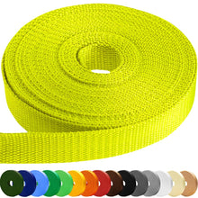 TECEUM 3/4" & 5/8" & 1" & 1.5" & 2" Webbing – 10 25 50 Yards – 40+ Colors – Heavy Duty 1 Inch 1.5 Inch 2 Inch Backpack Straps – Webbing for Outdoors Indoors Crafting DIY