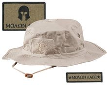 Tactical Patches & Boonie Hat Bundle - Olive Drab - USA/in God We Trust