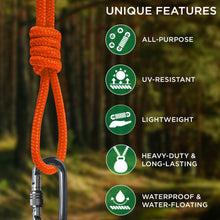 TECEUM Rope – 1/4” & 3/8” – 90 FT | 150 FT – Strong All-Purpose Utility Rope – Camping, Crafting, Flag Pole, Indoor & Outdoor – Polypropylene Nylon Poly Lightweight Diamond Braided Cord – Black