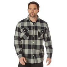 Rothco Buffalo Plaid Flannel Long Sleeve Shirt – Casual Button-Down with Heavyweight 8-oz Cotton Material