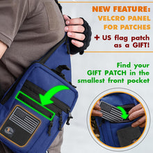 TECEUM Tactical Compact Sling Bag – CCW for Everyday – 10+ Styles – Shoulder EDC Crossbody Bag for Concealed Carry of Handgun