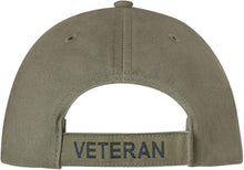 Rothco Vintage Low Profile Cap - Army Veteran, Olive Drab
