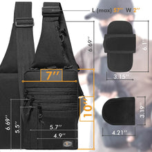 TECEUM Tactical Compact Sling Bag – CCW for Everyday – 10+ Styles – Shoulder EDC Crossbody Bag for Concealed Carry of Handgun