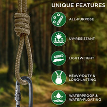TECEUM Rope – 1/4” & 3/8” – 90 FT | 150 FT – Strong All-Purpose Utility Rope – Camping, Crafting, Flag Pole, Indoor & Outdoor – Polypropylene Nylon Poly Lightweight Diamond Braided Cord – Black