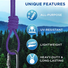 TECEUM 500lb Cotton Rope 3/16” (5 mm) – 50 FT | 100 FT– Strong All-Purpose Braided Rope – Natural Cotton – for Crafting, Сamping, Clothes Line, DIY, Indoor & Outdoor Use – Natural