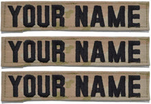 Custom 3 Piece 3-Color OCP Name Tape with Hook Fastener…