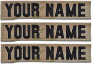 Custom 3 Piece 3-Color OCP Name Tape with Hook Fastener…