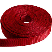 TECEUM 3/4" & 5/8" & 1" & 1.5" & 2" Webbing – 10 25 50 Yards – 40+ Colors – Heavy Duty 1 Inch 1.5 Inch 2 Inch Backpack Straps – Webbing for Outdoors Indoors Crafting DIY