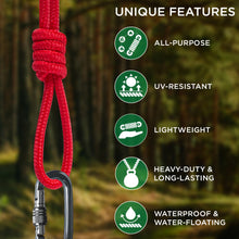 TECEUM Rope – 1/4” & 3/8” – 90 FT | 150 FT – Strong All-Purpose Utility Rope – Camping, Crafting, Flag Pole, Indoor & Outdoor – Polypropylene Nylon Poly Lightweight Diamond Braided Cord – Black