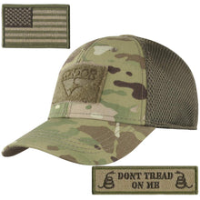 Condor Mesh Fitted Tactical Cap Bundle (USA/DTOM Patches)