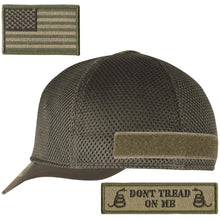 Condor Mesh Fitted Tactical Cap Bundle (USA/DTOM Patches)