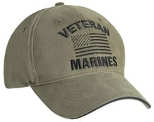 Rothco Vintage Veteran Low Profile Cap - Baseball Cap with Veteran Text and Adjustable Back