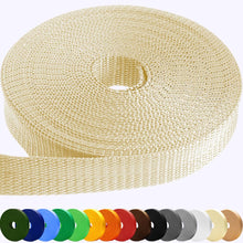 TECEUM 3/4" & 5/8" & 1" & 1.5" & 2" Webbing – 10 25 50 Yards – 40+ Colors – Heavy Duty 1 Inch 1.5 Inch 2 Inch Backpack Straps – Webbing for Outdoors Indoors Crafting DIY