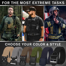 TECEUM Tactical Belt – Coyote B1 L – Heavy-Duty Military, Work, Hiking,Rigger, Utility, EDC Men’s Belts – Quick-Release – Nylon Web