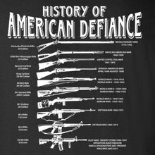 Gadsden and Culpeper History of American Defiance T-Shirt (Black)