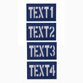 4 Pack / Blue