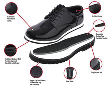 Rothco Uniform Oxford Dress Work Shoe – High‑Gloss, Cushioned & Rugged Tread Sole for Service Professionals