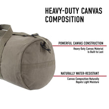 Rothco Heavy-Duty Canvas Shoulder Duffle Bag - Rugged Travel Gym Gear Equipment Bag
