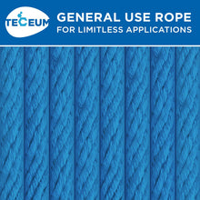 TECEUM 500lb Cotton Rope 3/16” (5 mm) – 50 FT | 100 FT– Strong All-Purpose Braided Rope – Natural Cotton – for Crafting, Сamping, Clothes Line, DIY, Indoor & Outdoor Use – Natural