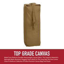 Rothco Top Load Canvas Duffle Bag
