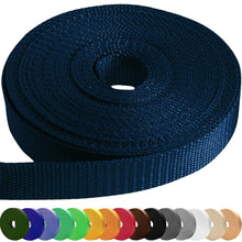 TECEUM 3/4" & 5/8" & 1" & 1.5" & 2" Webbing – 10 25 50 Yards – 40+ Colors – Heavy Duty 1 Inch 1.5 Inch 2 Inch Backpack Straps – Webbing for Outdoors Indoors Crafting DIY