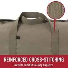 Rothco Heavy-Duty Canvas Shoulder Duffle Bag - Rugged Travel Gym Gear Equipment Bag