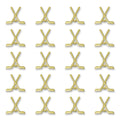 Cross Hockey Sticks, 1 inch