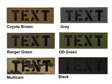 Large Customizable IR Infrared Laser Cut ID Panel Patch callsign Patch US American IR Flag Patch