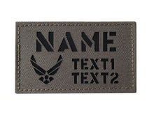 Custom Personalized Infrared IR Laser Cut ID Panel Patch Blood Type callsign Patch US American IR Flag Patch