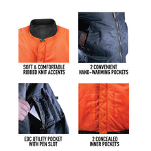 Rothco MA-1 Flight Jacket – Iconic Bomber Style Cold Weather Coat Windbreaker