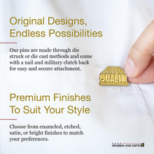 SHOP AWARDS AND GIFTS Achievement Academic Lapel Pins for Students Employees