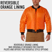 Rothco MA-1 Flight Jacket – Iconic Bomber Style Cold Weather Coat Windbreaker