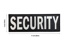 8.5x3 Inch Large White Security Patch with Hook and Loop (White,8.5x3 inch)