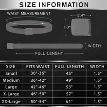 TECEUM Tactical Belt – Gray B2 L – Heavy-Duty Military, Work, Hiking,Rigger, Utility, EDC Men’s Belts – Quick-Release – Nylon Web