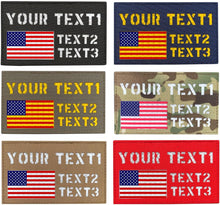 Custom Reflective Laser Cut ID Panel Patch Personalized Callsign Patch IR Flag Patch