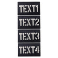 4 Pack / Black