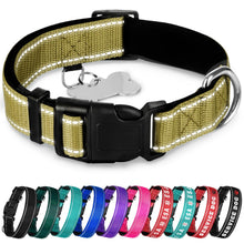 TECEUM Reflective Dog Collar – Hot Pink – M – Extra Soft Padding – Basic Nylon Pet Collar – Quick Release Buckle – Fits Small, Medium and Large Dogs, Puppies, Cats – ESA & Service Dog Options