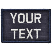 Customizable Text Patch - 2x3 Patch - Black