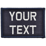 Customizable Text Patch - 2x3 Patch - Black