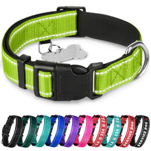 TECEUM Reflective Dog Collar – Hot Pink – M – Extra Soft Padding – Basic Nylon Pet Collar – Quick Release Buckle – Fits Small, Medium and Large Dogs, Puppies, Cats – ESA & Service Dog Options
