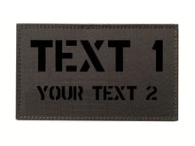 Custom Large 5x3 Inch IR Reflective Laser Cut ID Panel Patch Callsign Patch IR Flag Patch(MC)