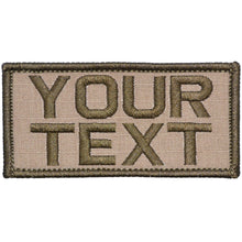 Tactical Gear Junkie Customizable Text Patch - 2x4 inches - Black