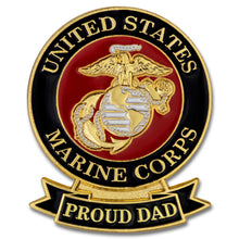 SHOP AWARDS AND GIFTS United States Military Sash Ribbon Proud Parent Lapel Pin - Multiple Branches, Styles for Mom and Dad, Gift Boxed