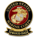 Marine Proud Dad, Pack of 1