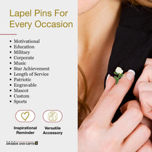 SHOP AWARDS AND GIFTS Rose Flower Enamel Metal Lapel Pin, Retro Pins for Clothes,