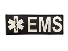Reflective EMS EMT Star of Life Back Panel Patch(11x4 Inch)