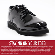 Rothco Uniform Oxford Dress Work Shoe – High‑Gloss, Cushioned & Rugged Tread Sole for Service Professionals